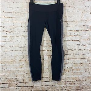 Lululemon Leggings Mesh Back Paneling